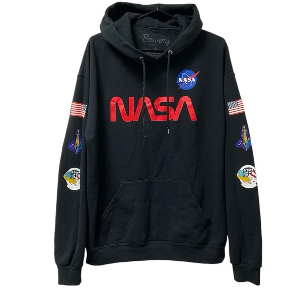 NASA Cool Graphics Drawstring Hooded Pullover Sweatshirt! - Picture 4 of 5